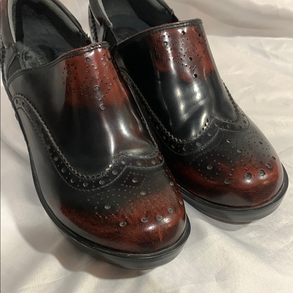 Ariat Womens 8.5 Clogs Wingtip Western Two Tone Brown Leather Bradford - Picture 2 of 14